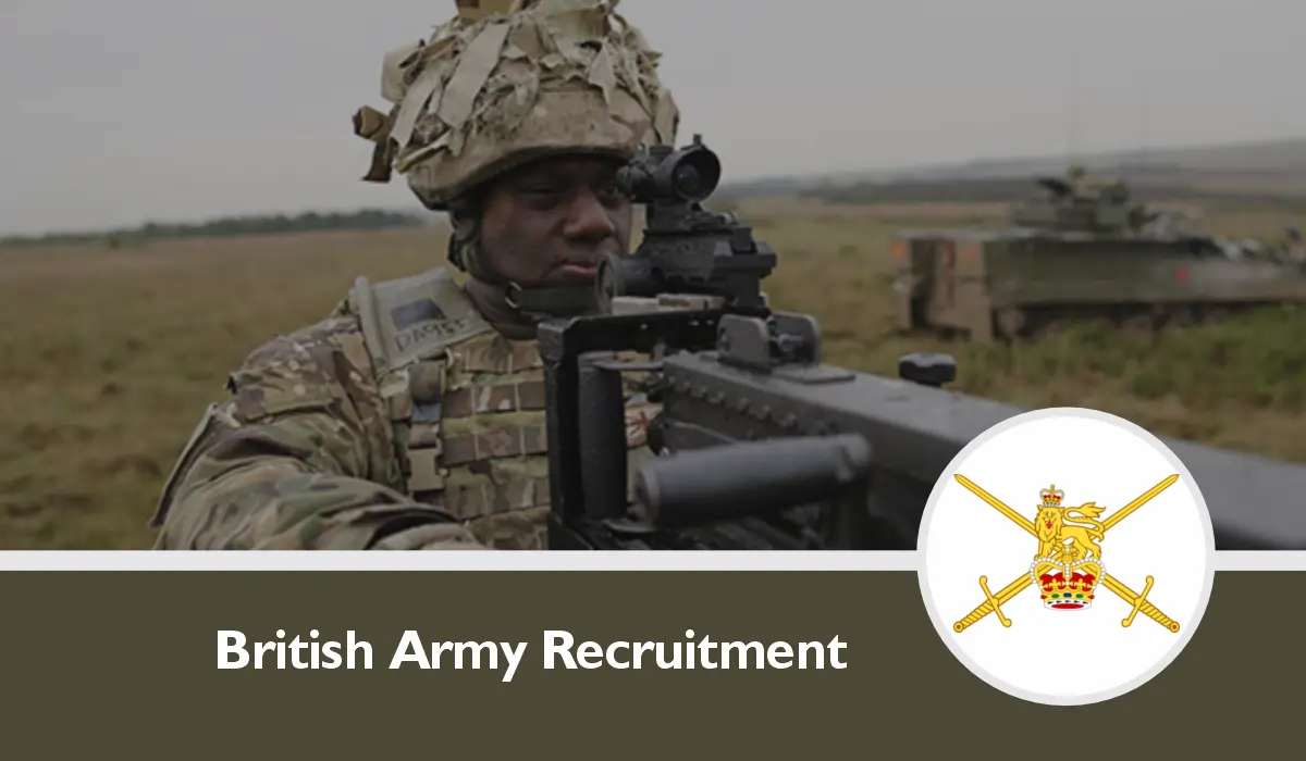 British Army Recruitment 2024/2025 Online Application Process