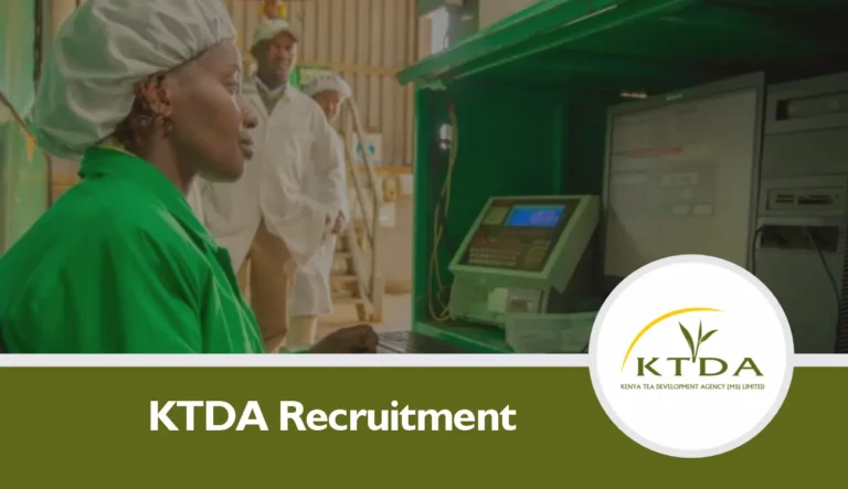 KTDA Recruitment 2024/2025 Application Form Portal