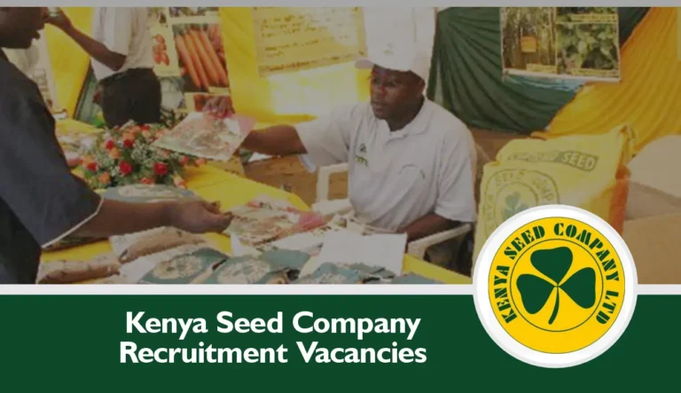 Kenya Seed Company Recruitment 2024/2025 KSC Jobs in Kenya