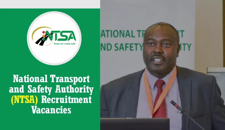 NTSA Recruitment 2024, Open Vacancies/Online Application Guide