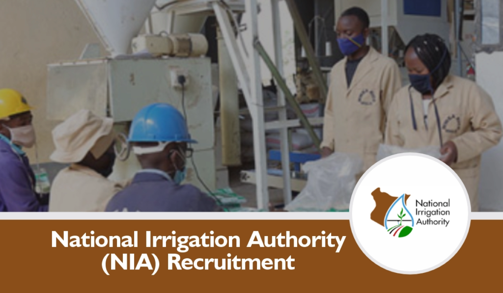 National Irrigation Authority Recruitment 2024/2025 Portal