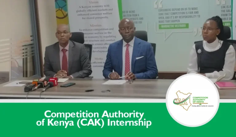 CAK Internship April 2024, Requirements, Application Form Portal