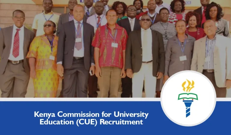 Kenya Commission for University Education Recruitment 2024/2025 CUE Jobs Portal