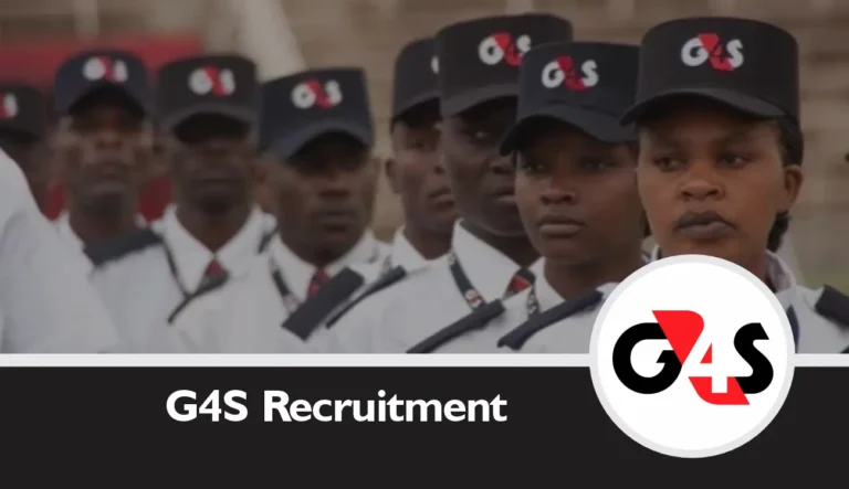 G4S Kenya Recruitment 2024 Jobs Application Form Portal