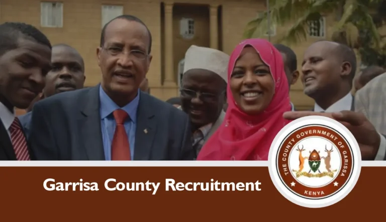 Garissa County Recruitment 2024/2025 Application Form Portal