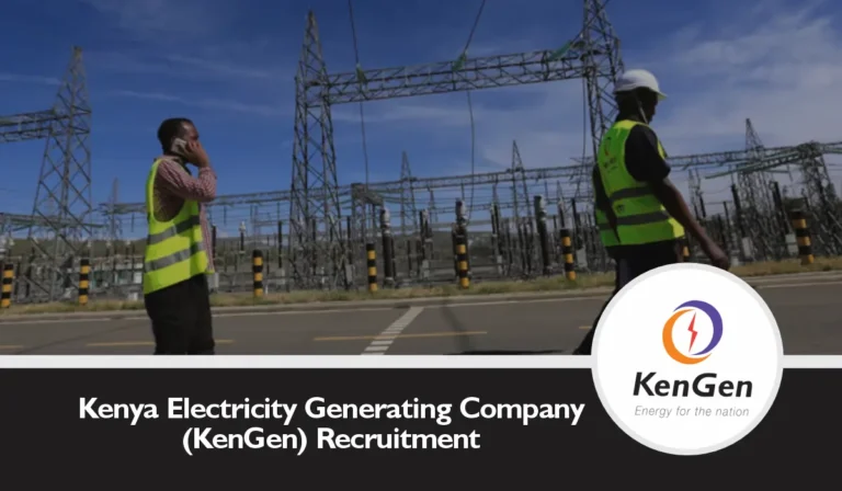 KenGen Recruitment 2024/2025 Job Application Form Portal