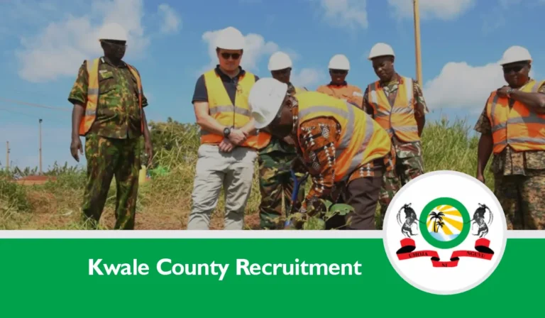 Kwale County Recruitment 2024/2025 Application Form Portal