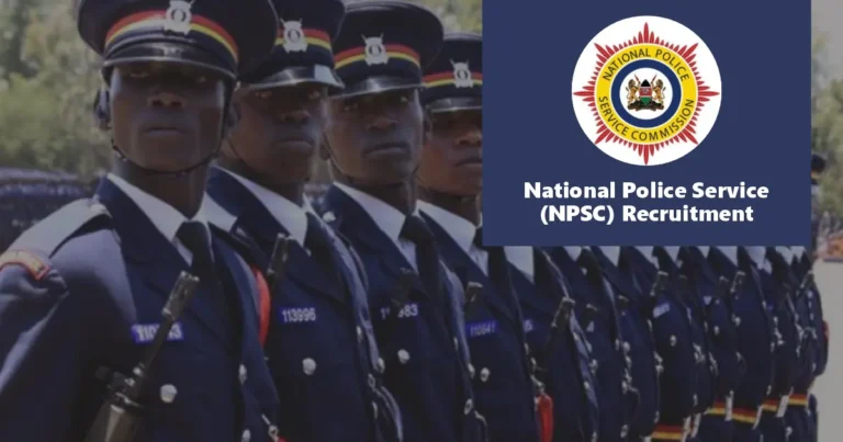 National Police Service Recruitment 2024 NPSC Jobs Portal