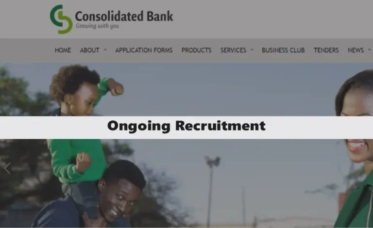 Consolidated Bank of Kenya Recruitment 2024 Jobs/Vacancies Application