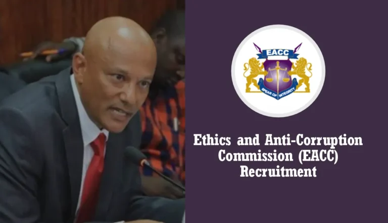 EACC Recruitment 2024 Jobs/Vacancies Application Form Portal