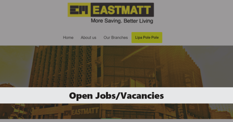 Eastmatt Supermarket Recruitment 2024 Open Jobs/Vacancies Application