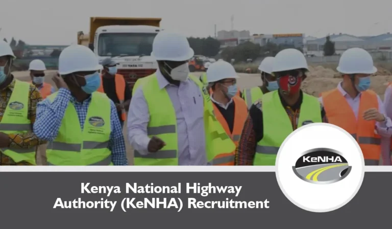 KeNHA Recruitment 2024 Open Jobs/Vacancies Application Portal