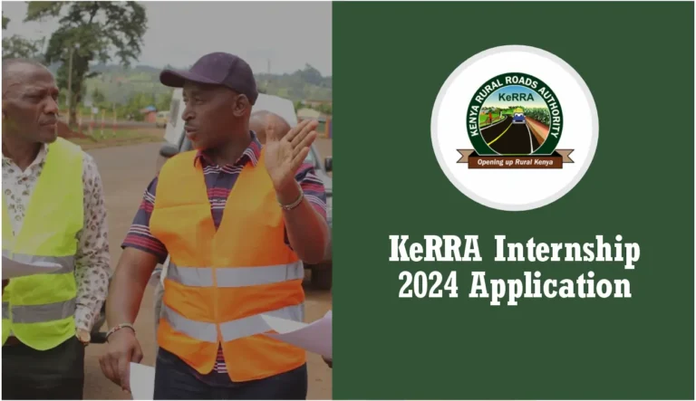 KeRRA Internship 2024 Vacancies Application Form Portal