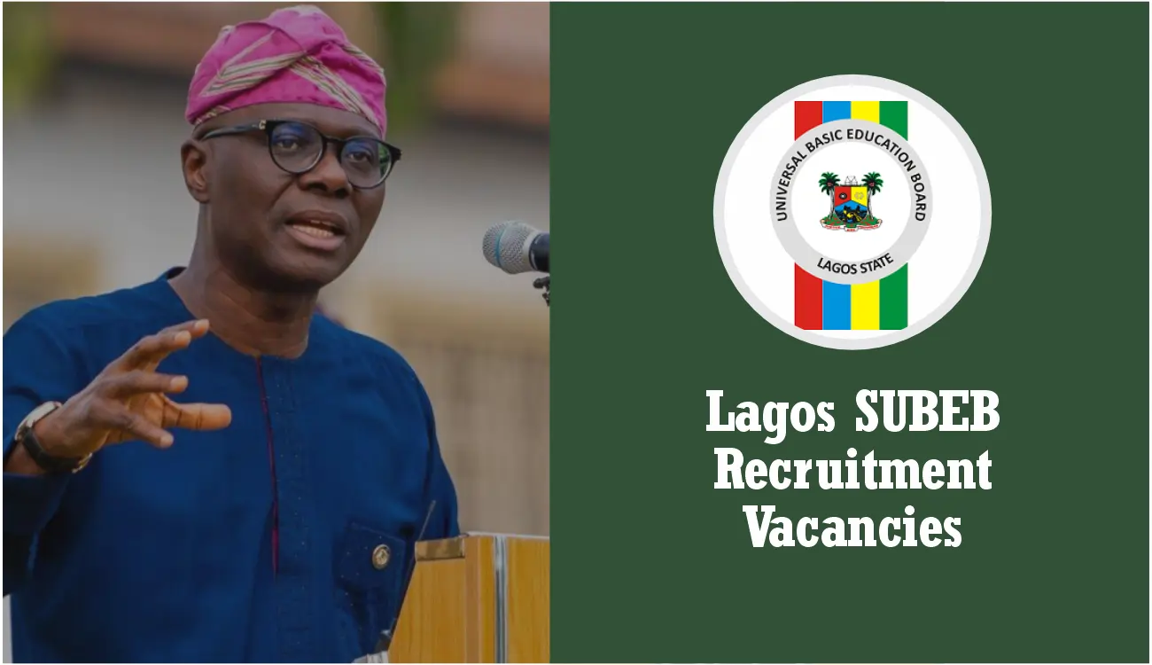 Lagos SUBEB Recruitment 2024 Application Form Portal