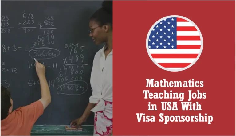 Mathematics Teaching Jobs in USA with Visa Sponsorship (October 2024)