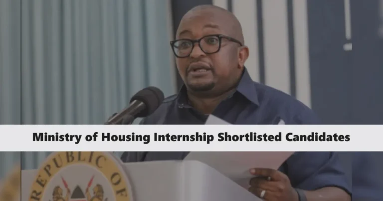 Ministry of Housing Internship Shortlisted Candidates 2024 PDF is Out