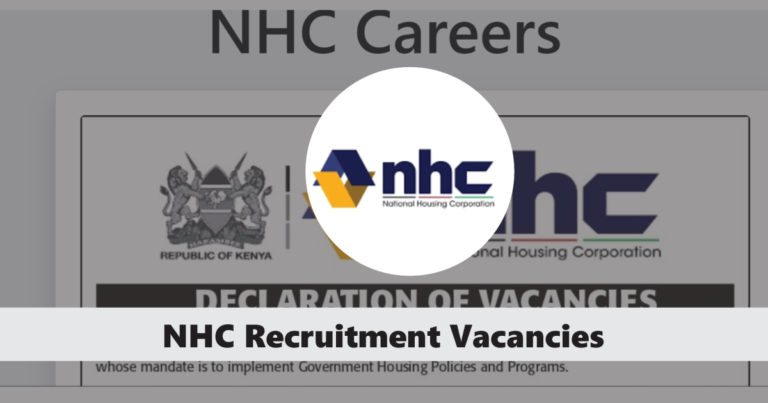 NHC Recruitment 2024 Open Jobs/Vacancies Application Form Portal