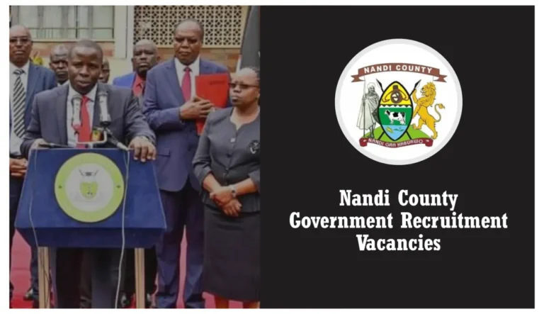 Nandi County Government Recruitment 2024 Application Portal