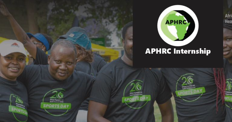 APHRC Internship 2024 Vacancies, Deadline, Application Form