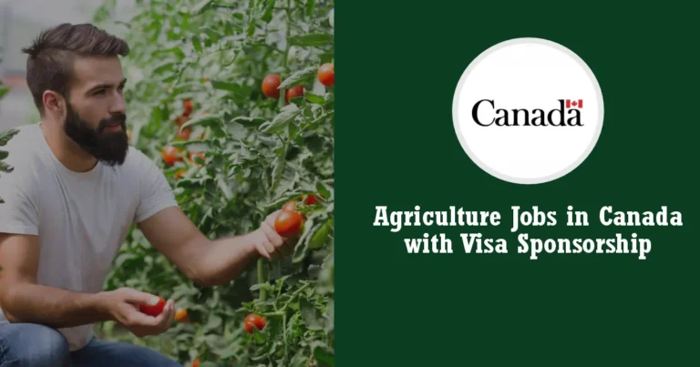 Agriculture Jobs in Canada with Visa Sponsorship (October 2024) - $100k Annual Salary