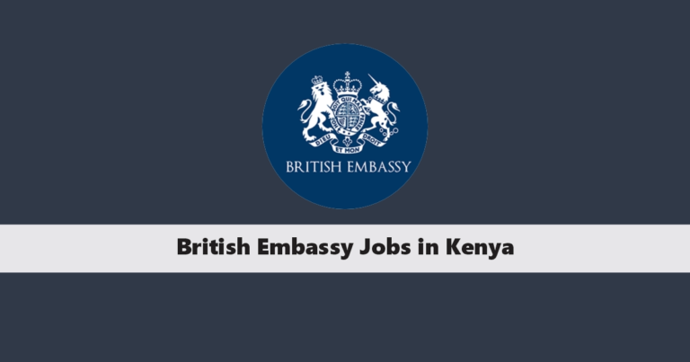 British Embassy Jobs in Kenya September 2024