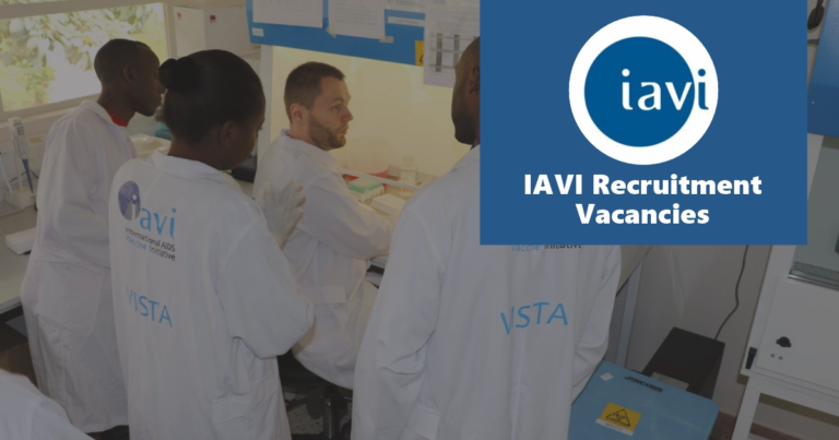 IAVI Recruitment 2024 Jobs/Vacancies Application Portal