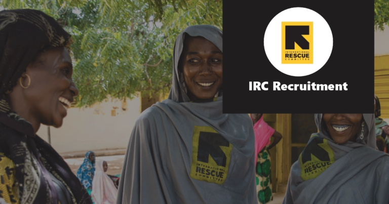 IRC Recruitment 2024 Jobs/Vacancies Application Portal