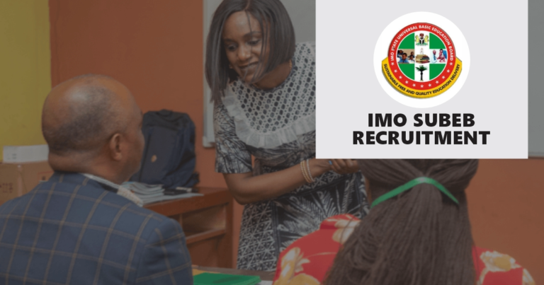 Imo SUBEB Recruitment 2024/2025 Application Form Portal