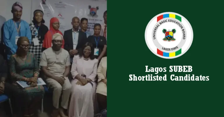 Lagos SUBEB Shortlisted Candidates 2024 PDF is Out