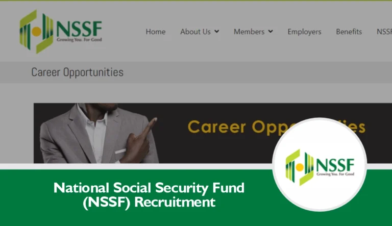 NSSF Recruitment (September 2024): Open Jobs/Vacancies Application