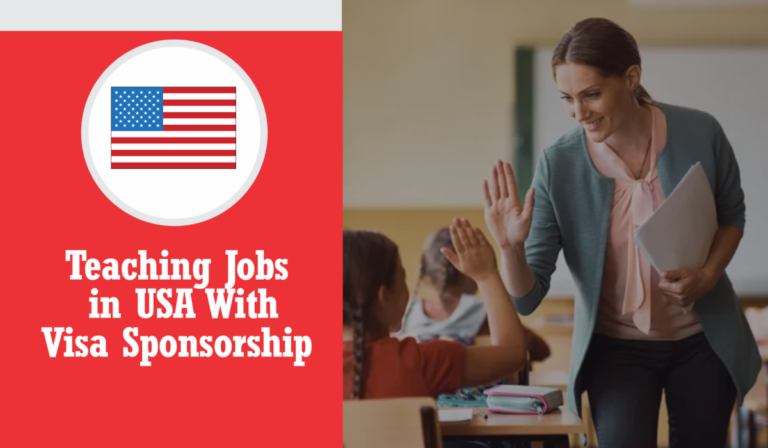 Teaching Jobs in USA With Visa Sponsorship (September 2024)