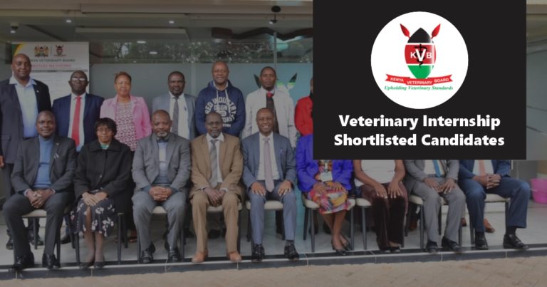 Veterinary Internship Shortlisted Candidates 2024 PDF Download