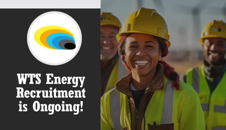 WTS Energy Recruitment 2024 Jobs/Vacancies Application Portal