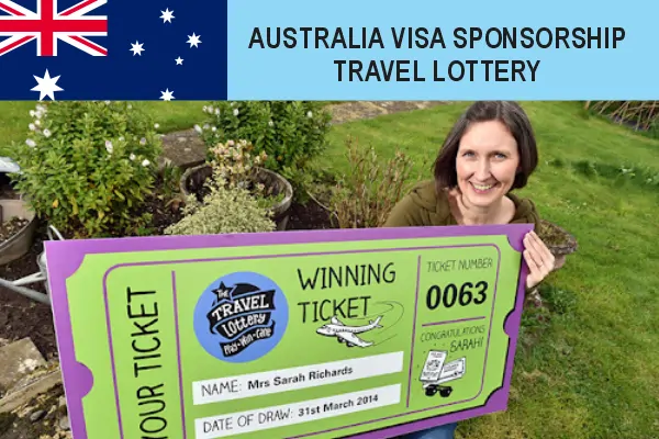 Australia Visa Sponsorship Travel Lottery 2024