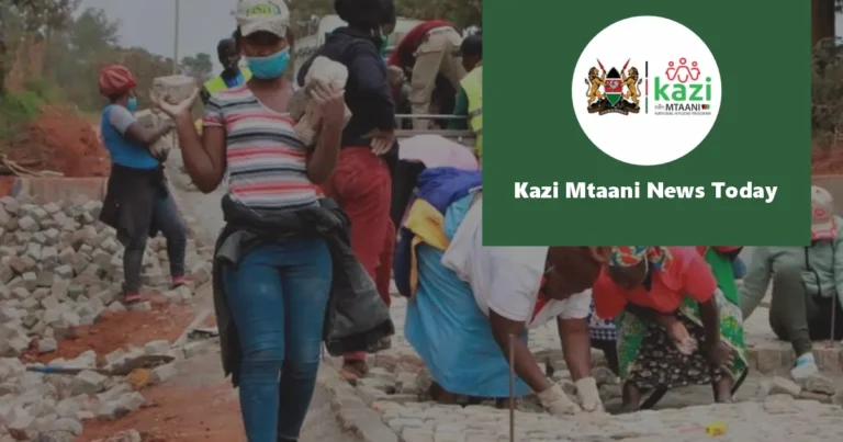 Kazi Mtaani Latest News Today 2024 (Shortlisted Candidates)