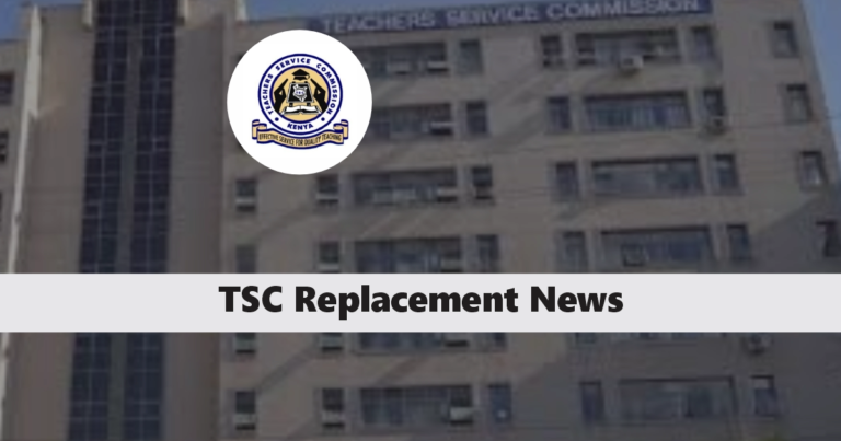 TSC Replacement Portal 2024/2025 Login Registration