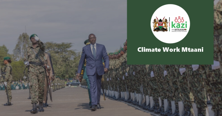 Climate Work Mtaani 2024 Application Form, Dates, Portal