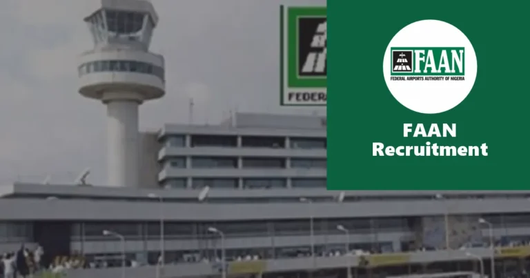 FAAN Recruitment 2024/2025 Jobs Application Form Portal