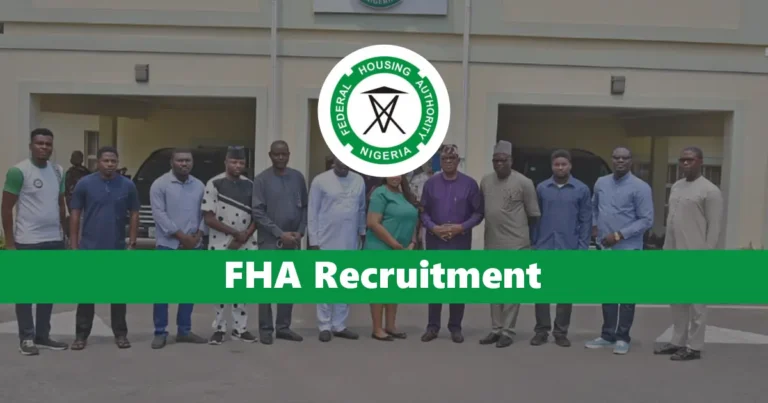 FHA Recruitment 2024/2025 Jobs Application Form Portal