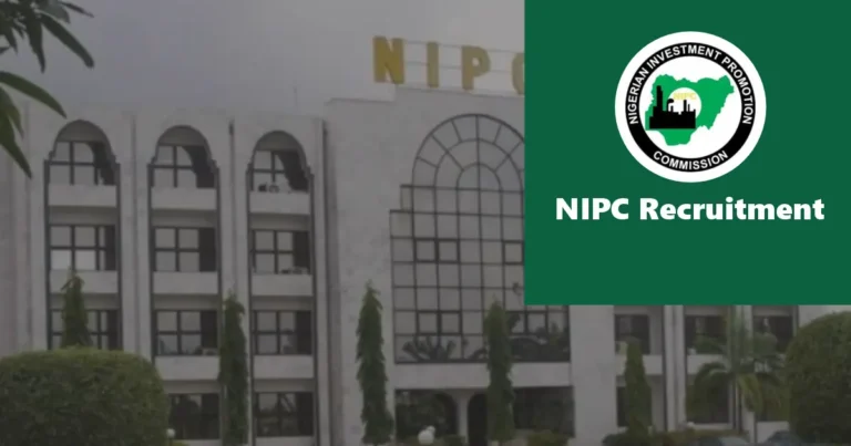 NIPC Recruitment 2024/2025 Jobs Application Form Portal