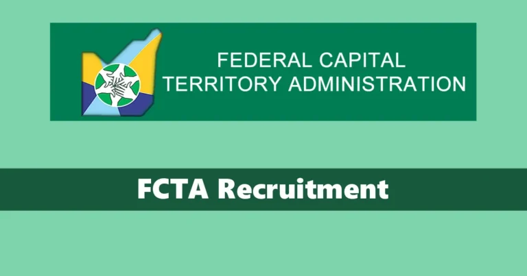 FCTA Recruitment 2024 Jobs/Vacancies Application Portal