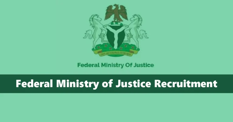 Federal Ministry of Justice Recruitment 2024/2025 Jobs Portal