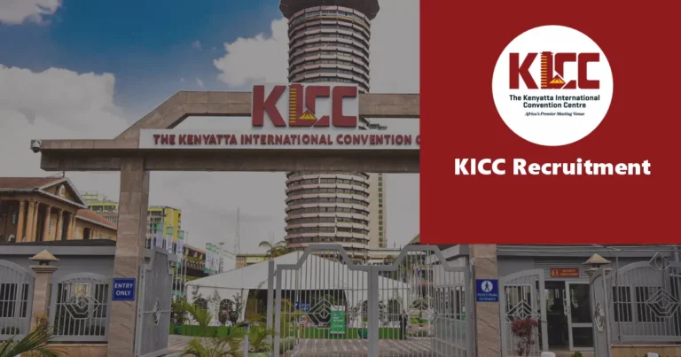 KICC Recruitment 2024 Jobs/Vacancies Application Form Portal