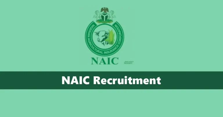 NAIC Recruitment 2024/2025 Jobs Application Form Portal